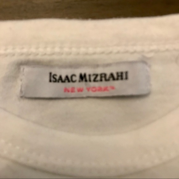 Isaac Mizrahi White Long-Sleeve Shirt - Picture 3 of 4